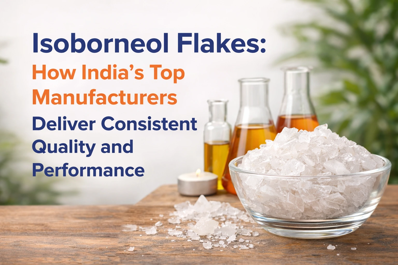Isoborneol Flakes: How India’s Top Manufacturers Deliver Consistent Quality and Performance