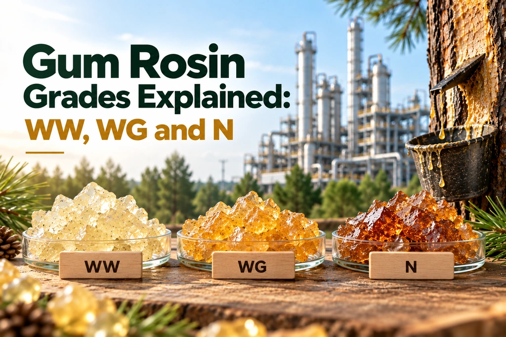 Gum Rosin Grades WW, WG and N
